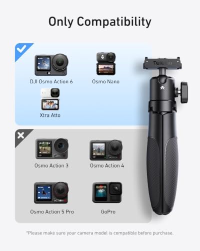 TELESIN 44cm/17.3" Mini Selfie Stick Tripod for DJI Osmo Action 6 Nano Xtra - Image 5