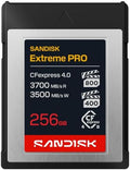 SANDISK 256GB Extreme PRO CFexpress 4.0 Type B, up to 3700 MB/s Read speeds - SDCFEB-256G-GN4NN by Unknown