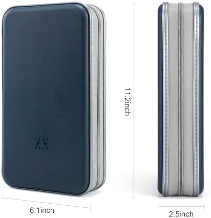alavisxf xx CD Case, 96 Capacity Hard Plastic Organizer Wallet for Car - Image 4