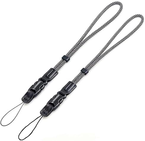 YUJA Quick-Release Wrist Strap 2-Pack - Camera & Phone - Heavy Duty Braided Lanyard with Detachable Buckle by Unknown