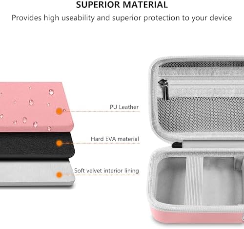 Leayjeen Vlogging Camera Case for Duluvulu/VJIANGER/Gavonde - Pink - Image 5