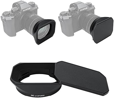 JJC Metal Square Lens Hood Shade for Fuji XF 18-55mm f/2.8-4 R LM OIS Lens by JJC