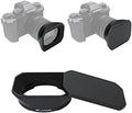 JJC Metal Square Lens Hood Shade for Fuji XF 18-55mm f/2.8-4 R LM OIS Lens by JJC