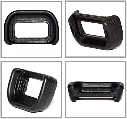 A6500 Eyecup Viewfinder for Sony Alpha a6600 a6500 a6400 Camera (2 Pack), Replaces Sony FDA-EP17 - Image 2