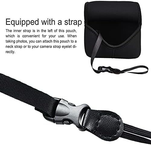 Neoprene Camera Case Pouch for Compact Camera + Lens Below 4.7x2.9x3.4" - Image 6
