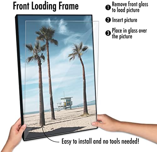 Americanflat 13x19 Poster Frame 3-Pack - Black - Image 2