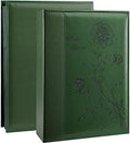 Artmag Photo Album 4x6 300 Photos, Extra Large Capacity Leather Cover Wedding Family Photo Albums Holds 300 Horizontal 4x6 Photos(Dark Green) by Artmag