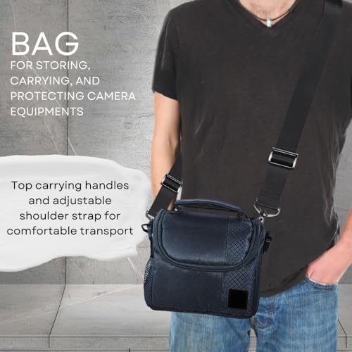 eCostConnection Small Padded Camera Bag with Shoulder Strap – Compact DSLR & Mirrorless Camera Carrying Case, Lightweight Protective Crossbody Case - Image 5