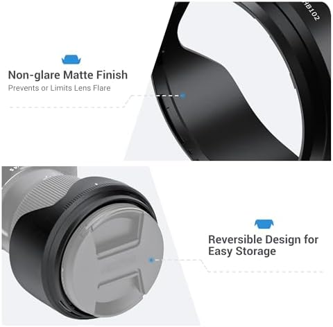 HB-12 Lens Hood for Nikon Z 24-12mm f4 S and Nikon Z 28-4mm f4-8 VR len - Image 5