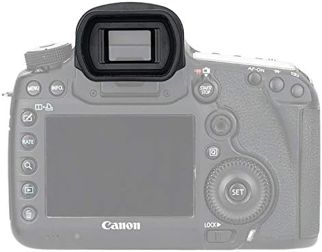 JJC KIWIFOTOS Ergonomic Long Camera Eye Cup, Eye Piece viewfinder as Eg Eyecup, Soft Silicone, Compatible with Canon EOS 1D X Mark II 1D X 1Ds III 1D IV 1D III 5D IV 5D III 5DS 5DS R 7DII 7D - Image 5
