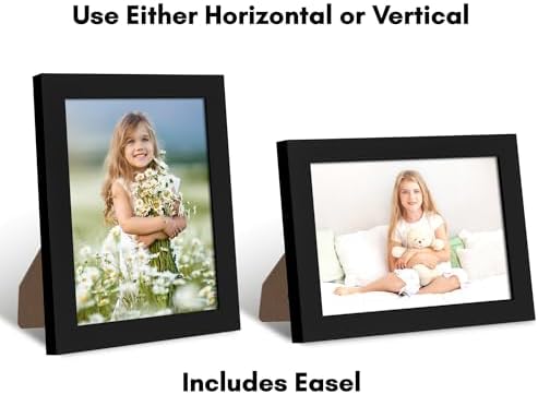 Americanflat 6x8 Picture Frame - Engineered Wood - Black - Image 5