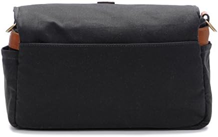 ONA - The Bowery - Camera Messenger Bag - Black Waxed Canvas (ONA5-014BL) - Image 3