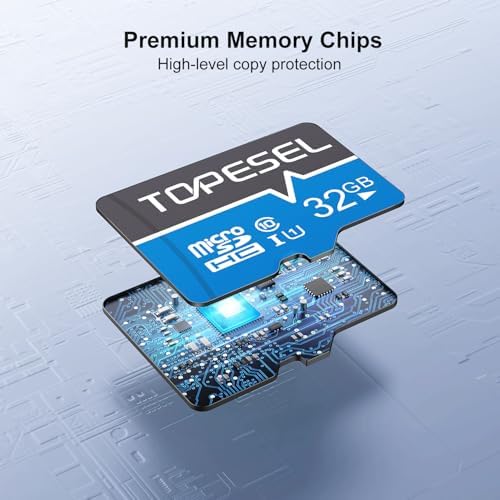 TOPESEL 10 Pack 32GB Micro SD Card Class 10 Micro SDHC Memory Card UHS-I, High Speed Flash TF Card for Camera, Smartphone/Dash Cam/Tablet/PC, C10, U1(32GB 10Pack) - Image 6
