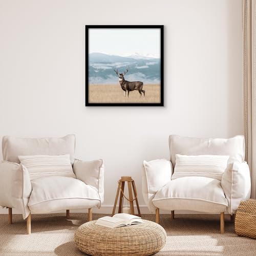 Americanflat 28x29 Poster Frame - Engineered Wood - Black - Image 5