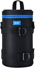 JJC Deluxe Lens Case Pouch Bag for Camera Lens Below 4.3" x 8.8"(D x L) by JJC