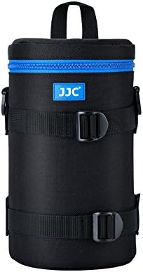 JJC Deluxe Lens Case Pouch Bag for Camera Lens Below 4.3" x 8.8"(D x L) by JJC