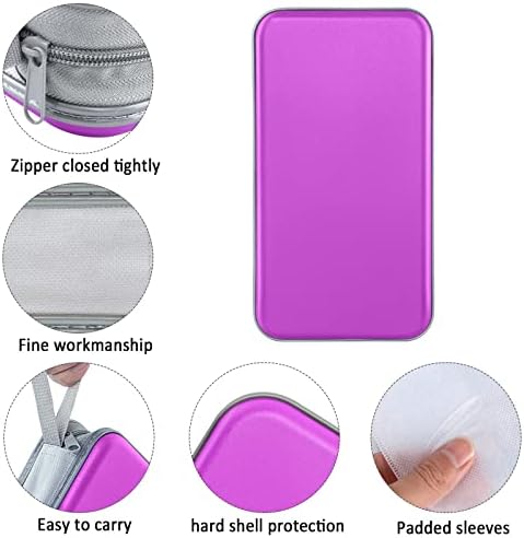 Siveit CD DVD Cases 96 Capacity Disc Storage Binder for Car(Purple) - Image 2