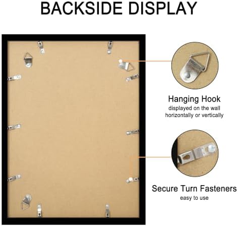 12x16 Picture Frame Set of 4 with Real Glass, Wall Mount - Image 6