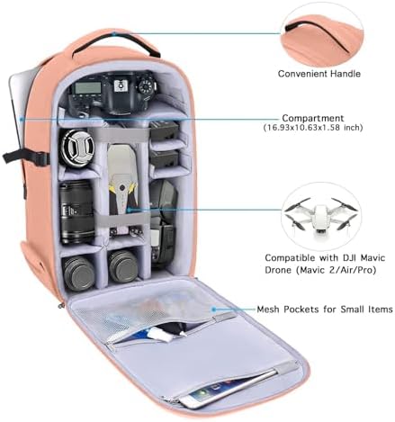 MOSISO Camera Backpack, DSLR/SLR/Mirrorless Photography Camera Bag - Image 2
