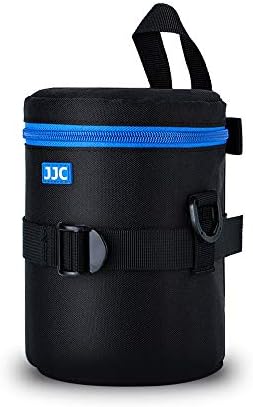 JJC Camera Lens Case Pouch, Padded Bag Fits Lens up to 3.9 x 6.5 (D x L) by JJC
