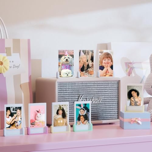 Cute Mini Instax Polaroid Frame, 2x3 Picture Frames for Fujifilm Instax Mini Film, Small Polaroid Frames for Wallet Size Photos, Little Photos Desktop Display Holder,12 Pack - Image 3