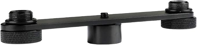 CAMVATE Double Microphone Mounts Bracket T-bar - 1958 - Image 2