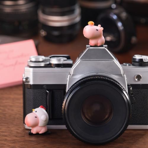 Camera Hot Shoe Cover, Cartoon Hot Shoe Cap, Hot Shoe Protector Compatible with Sony Fujifilm Fuji Canon Nikon Pentax Leical Panasonic (2pcs Pink Capybara) - Image 5