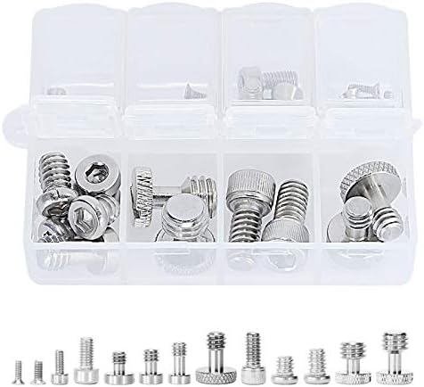 SmallRig 26 Pcs Stainless Steel Camera Screws, 1/4" 3/8" M2 M2.5 M3 M4 by SmallRig