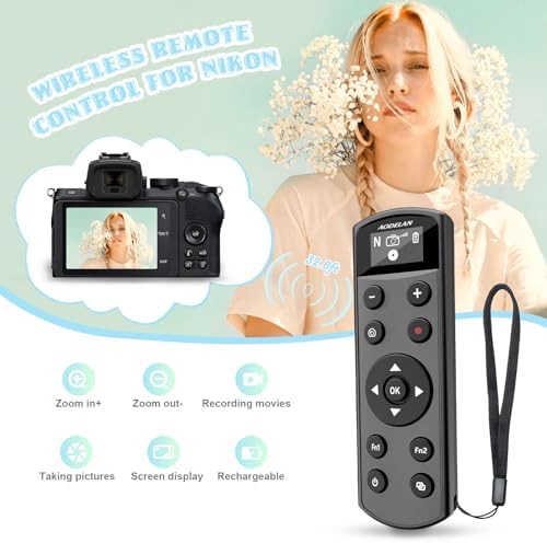 Remote Control for Nikon Camera, USB-C Rechargeable Wireless Shutter - Image 2