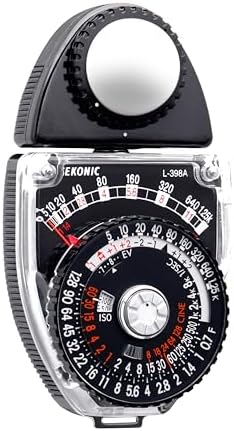 Sekonic L-398A Studio Deluxe III Analog Light Meter, Battery-Free Incident & Reflected Ambient Meter with Amorphous Photocell, Swivel Head, Full Dial Readout for Photography & Cinematography - Image 2