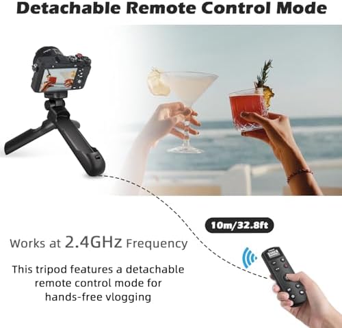 for Sony Vlogging Hand Grip Tripod, OLED Rechargeable Wireless - Image 3