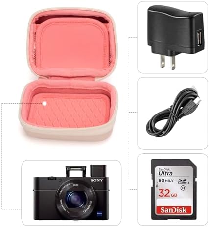 Cwatcun Digital Camera Case, Compact Protective Pouch for Kodak/Canon/Sony - Image 3