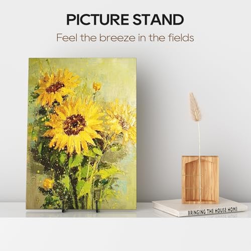 3 Pack 10 Inch Plate Stands for Display Metal Picture Stand Plate Holder - Image 5