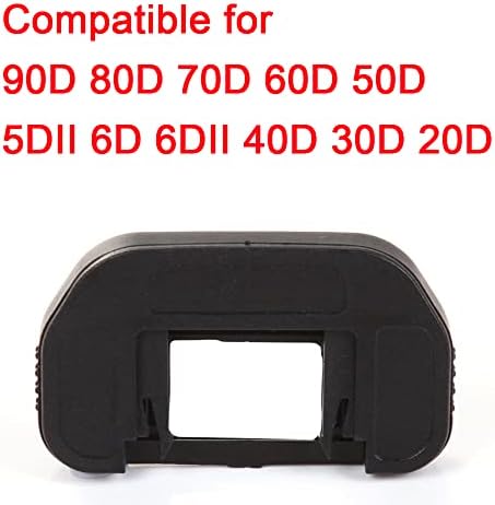 EB Eyecup Eyepiece Viewfinder Compatible for Canon 90D 80D 70D 60D 50D 5DII 6D 6DII 40D 30D 20D Camera (2 Pack) - Image 3