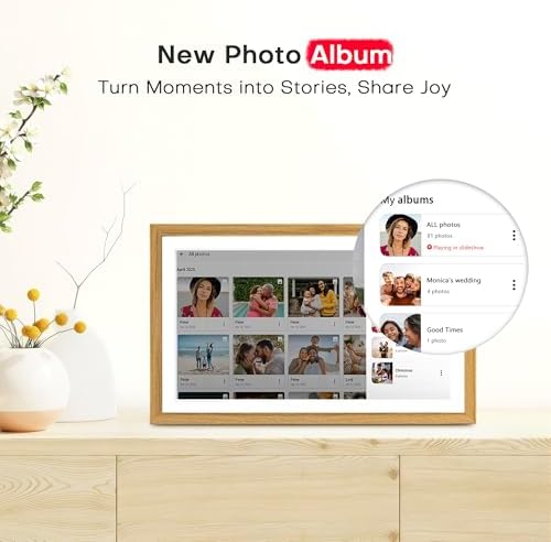 Frameo 15.6" Digital Picture Frame WiFi, Large Display Digital Photo Frame - Image 6