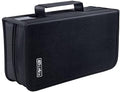 Siveit CD Case DVD Storage Holder, CD/DVD Case Wallet 128 Capacity DVD Cases Organizer CD Binder, Portable CD Wallet for Home Travel (Black binder, Black) by Siveit