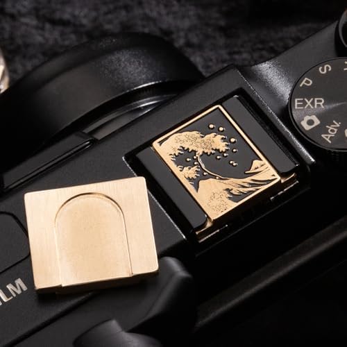 Wave Art Metal Hot Shoe Cover for Fujifilm X100VI for Nikon for Leica - Image 3