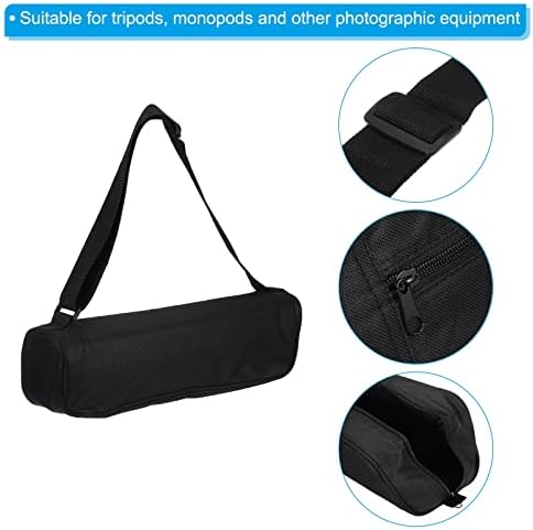 PATIKIL 16" x 4" x 5" Long Tripod Carrying Case Bag, Nylon Padded Carry Bag with Shoulder Strap for Camera Tripods Monopod Light Stand Microphone, Black - Image 4