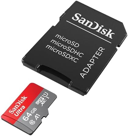 SanDisk 64GB Ultra microSDXC -I Memory Card with Adapter - 120MB/s, C10, U1, Full HD, A1, Micro SD Card - SDSQUA4-064G-GN6MA - Image 2