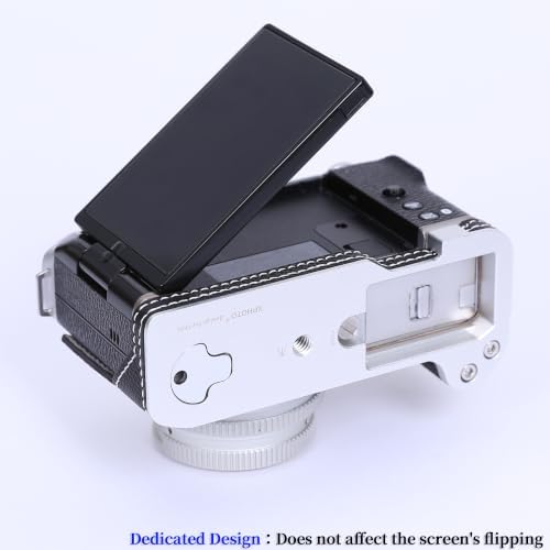 Camera Genuine Leather Half Case ，Compatible with FUJIFILM X-M5 XM5 - Image 2