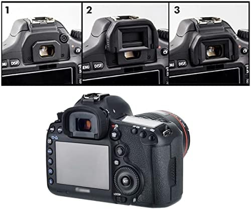 EG Eyecup Eyepiece Viewfinder Compatible for Canon 5D Mark IV, 5D Mark III, 7D, 1D Mark IV, 1D Mark III Digital Camera (2 Pack) - Image 4