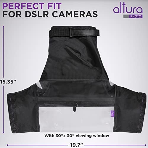 Altura Photo Camera Rain Cover, Waterproof Lens Jacket for Canon Sony Nikon - Image 3