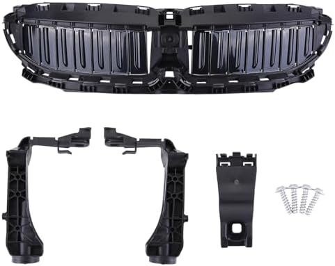 Front Upper Radiator Grille Cover for B*M-W 330i M340i xDrive M3 G20 G21 2.0L 3.0L 2019-2022 Front Upper Radiator Grille Support Sight Cover Active Air Shutter with Motor 51749465188 by moseiny