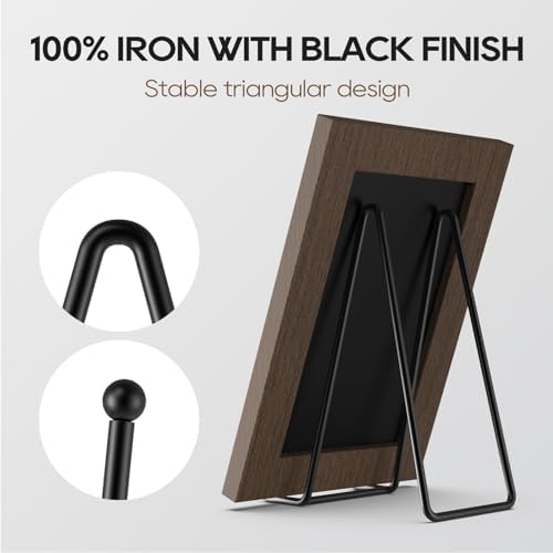 3 Pack 8 Inch Plate Stands for Display - Decorative Book Stand for Picture - Image 4