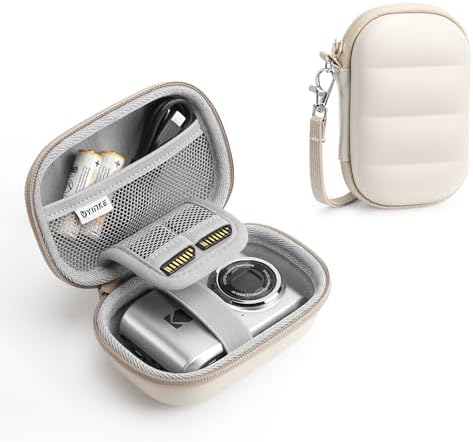 Digital Camera Case for KODAK PIXPRO/CAMKORY with SD Card Storage, Beige by YINKECASE