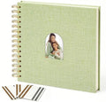 Vienrose Scrapbook Album,40 Pages,10x10 Inch,Grass Green by Vienrose