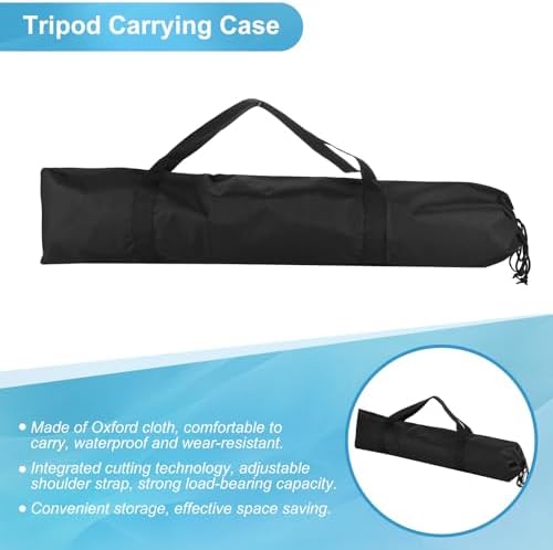 PATIKIL Tripod Carrying Case, Nylon Padded Tripod Bag with Handles for Light Stands Tripod Photography Accessories, Black 95cm - Image 4