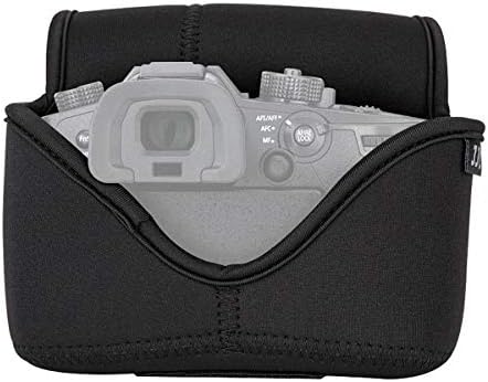 JJC Ultra Light Neoprene Camera Case Pouch Bag for Canon EOS R EOS RP +24-105mm Lens, 80D 70D 750D +18-135/17-85/18-55mm, Nikon D7500 D7200 D5500, Panasonic GH5 GH5S +12-60mm Lens, Water Resistant - Image 4