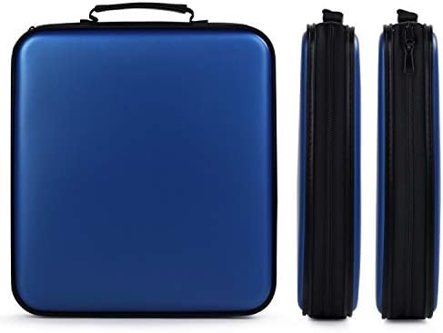 DVD Storage CD Case Holder: 160 Capacity CD Sleeves Black Disc Cases Binder for Car - CD Hard Organizer Box - Large DVD Wallet for Movie/Music/Game & Portable CD Book - Image 3