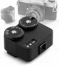 TsoLay Portable Light Meter, High Precision Ambient Light Meter with Self-Adjusting Cold Shoe Interface, 45° Light Metering & 2 Dial to Adjust ISO, Durable Aluminum & Rechargeable, for Film Cameras by Unknown